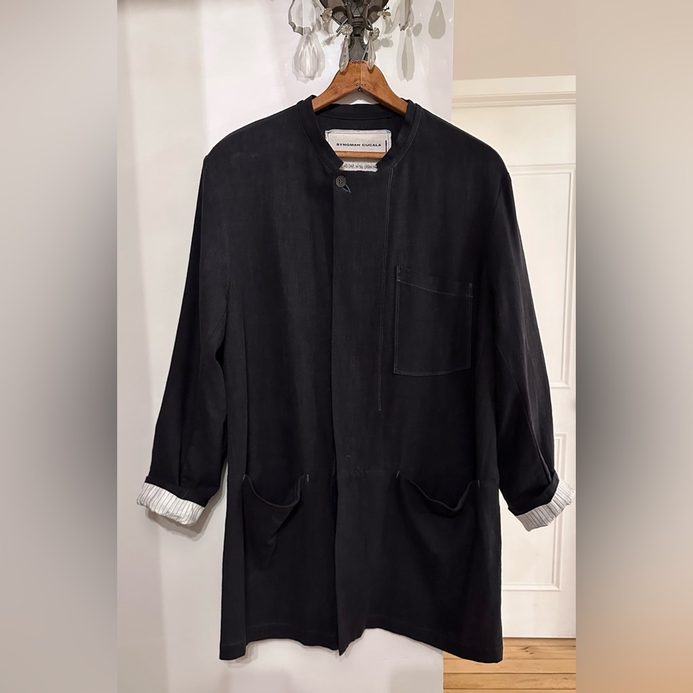 Syngman Cucala Lurdes Bergada Unisex Linen Jacket